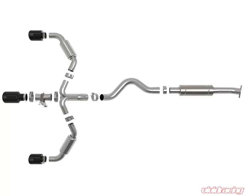 aFe Gemini XV 3"-2-1/2" 304 Stainless Steel Cat-Back Exhaust System w/ Polished or Black Tips or  Toyota GR Corolla L3 1.6L 2022+