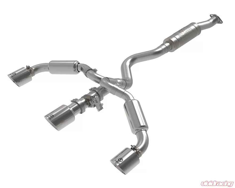 aFe Gemini XV 3"-2-1/2" 304 Stainless Steel Cat-Back Exhaust System w/ Polished or Black Tips or  Toyota GR Corolla L3 1.6L 2022+