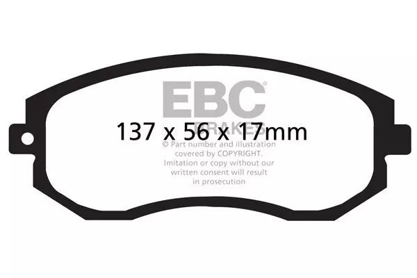 DP41884R - EBC Yellowstuff Brake Pads Front