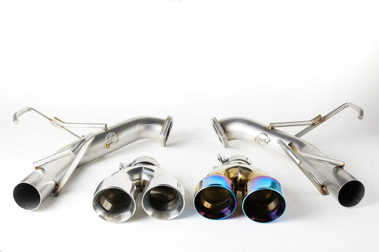 OTL Stainless Steel Axle Back Muffler Deletes - 2015-2024 Subaru WRX / 2015-2021 STI