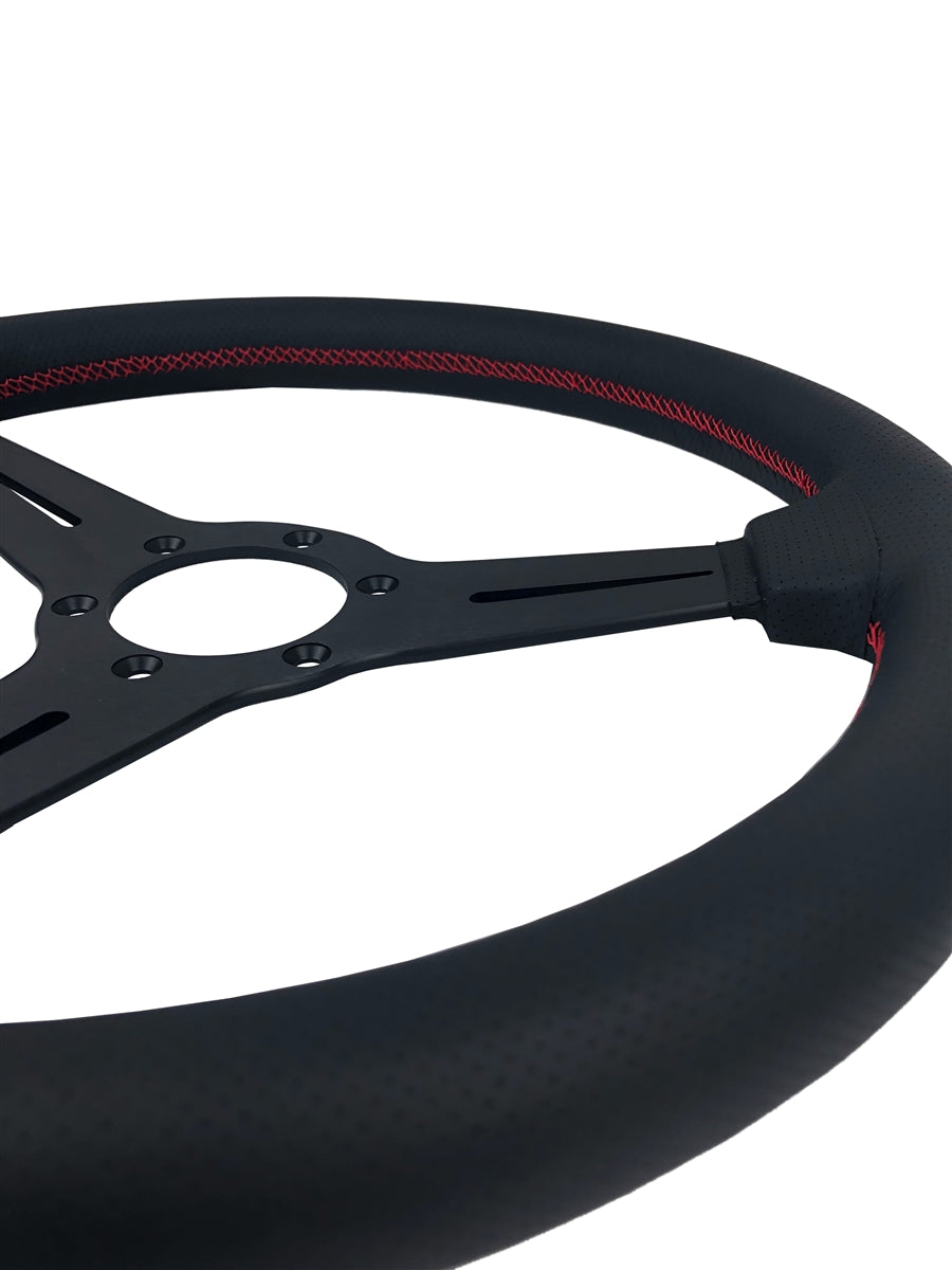 P2M COMPETITION STEERING WHEEL : 340MM STANDARD LEATHER
