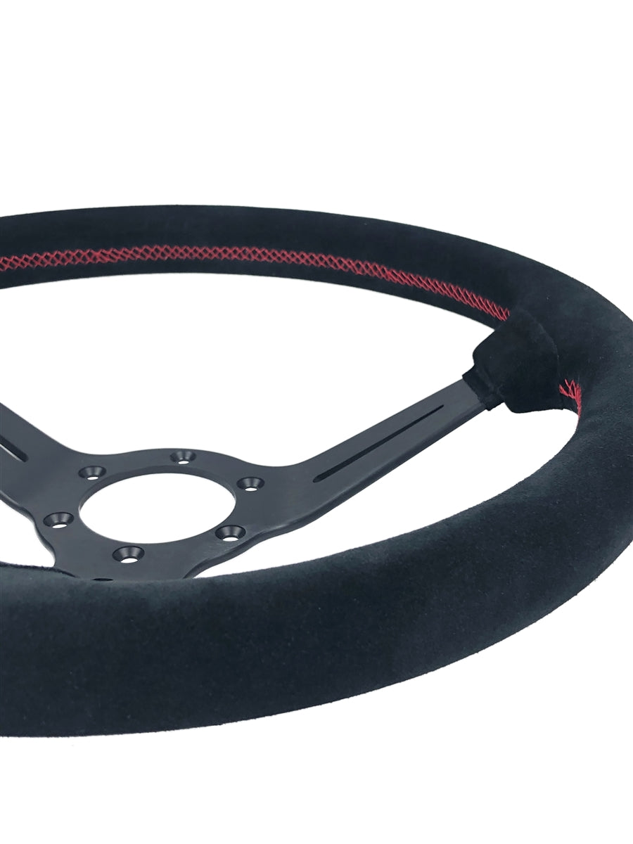 P2M COMPETITION STEERING WHEEL : 340MM DEEP CORN SUEDE