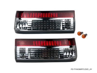 P2M TOYOTA AE86 GTS COROLLA HATCHBACK 2PCS CRYSTAL REAR TAIL LIGHT KIT [LED VERSION]